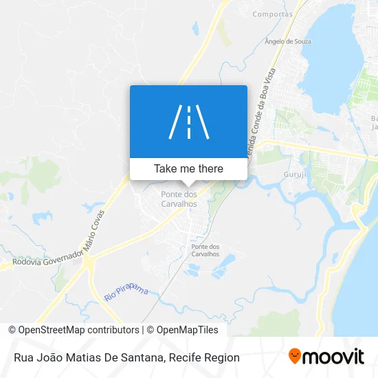 Rua João Matias De Santana map