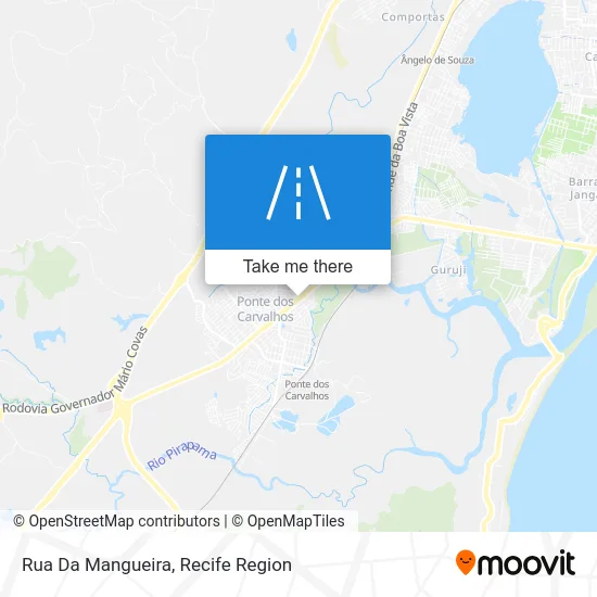 Rua Da Mangueira map