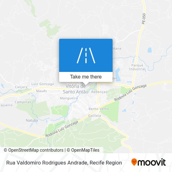 Rua Valdomiro Rodrigues Andrade map