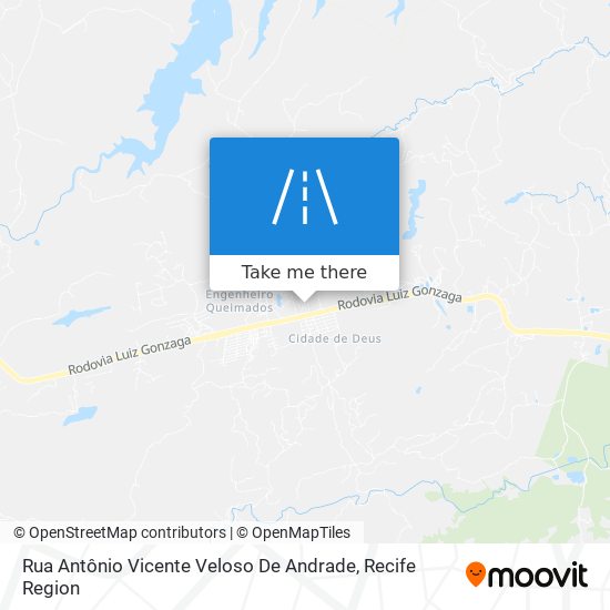 Rua Antônio Vicente Veloso De Andrade map