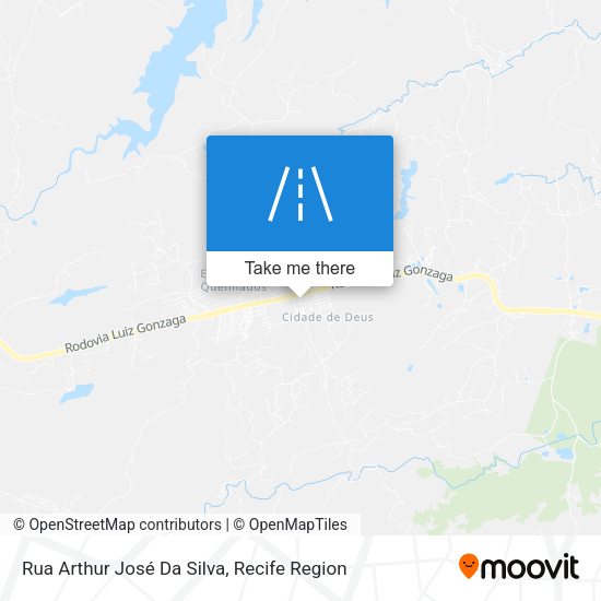 Rua Arthur José Da Silva map