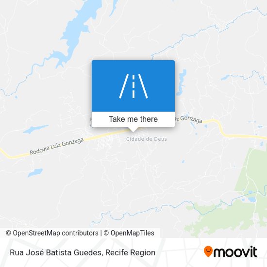 Rua José Batista Guedes map