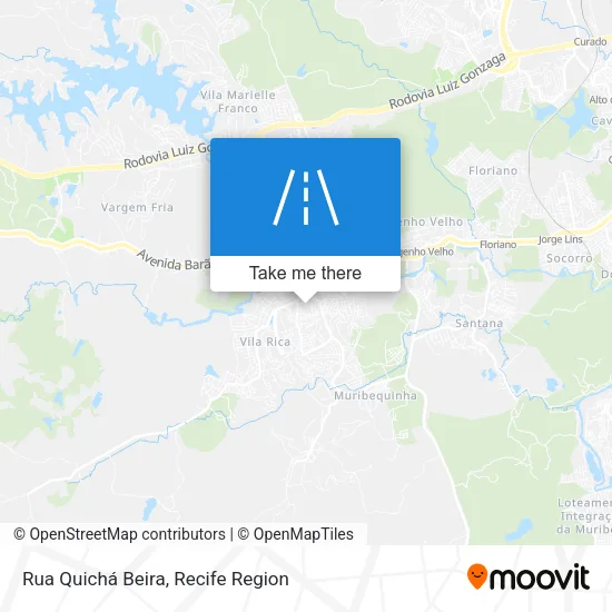Rua Quichá Beira map