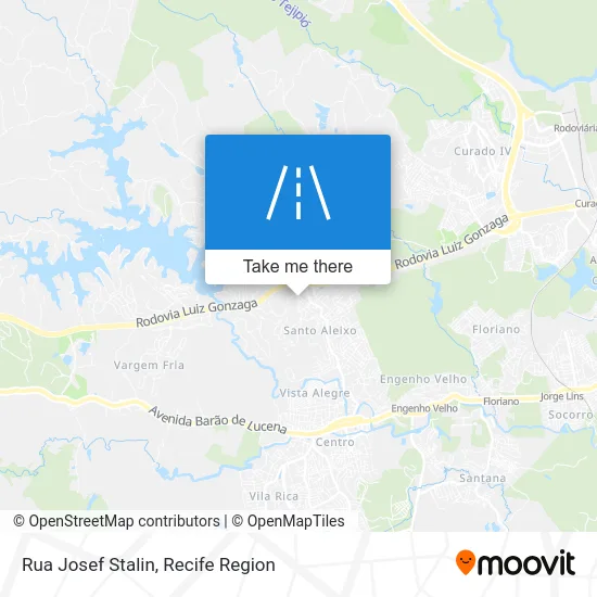 Rua Josef Stalin map