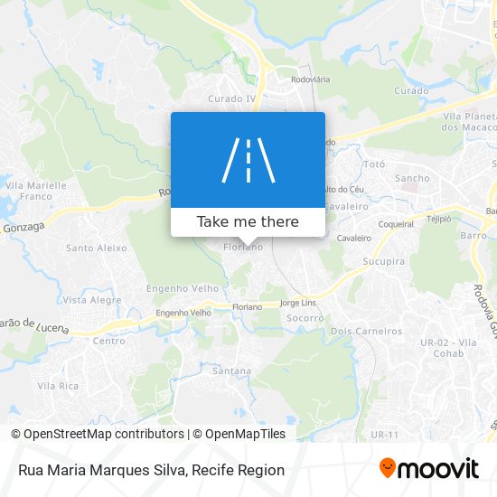 Rua Maria Marques Silva map