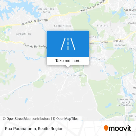 Rua Paranatama map