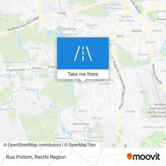 Rua Pistom map