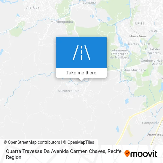 Quarta Travessa Da Avenida Carmen Chaves map