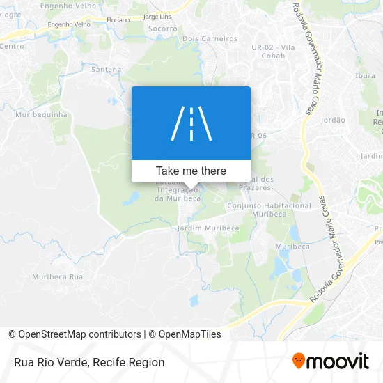 Rua Rio Verde map