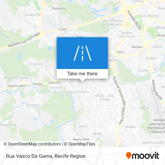Rua Vasco Da Gama map