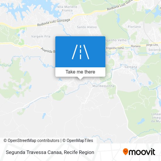 Segunda Travessa Canaa map