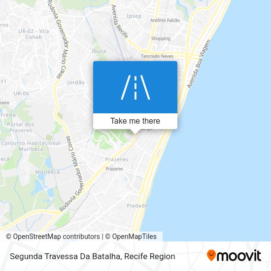 Segunda Travessa Da Batalha map