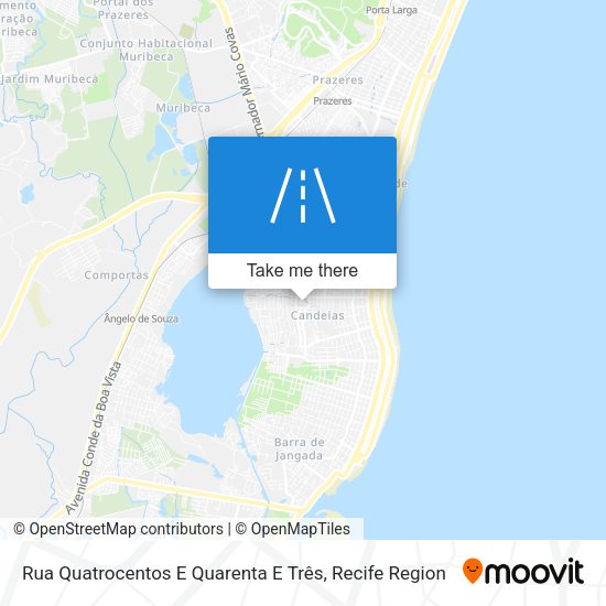 Rua Quatrocentos E Quarenta E Três map