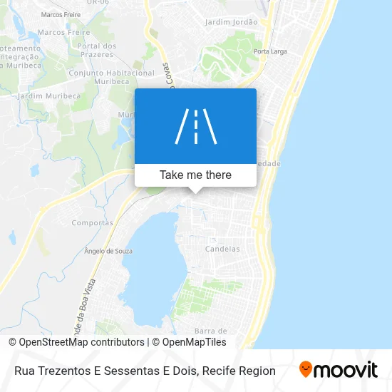 Rua Trezentos E Sessentas E Dois map