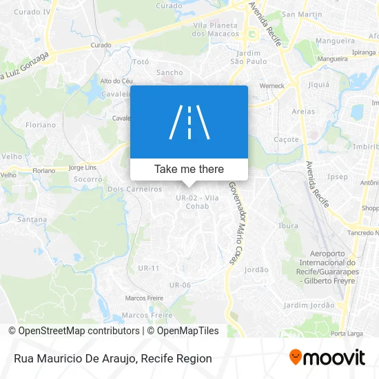 Rua Mauricio De Araujo map
