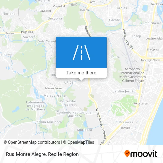 Rua Monte Alegre map