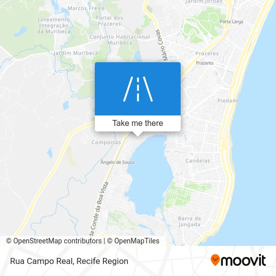 Rua Campo Real map