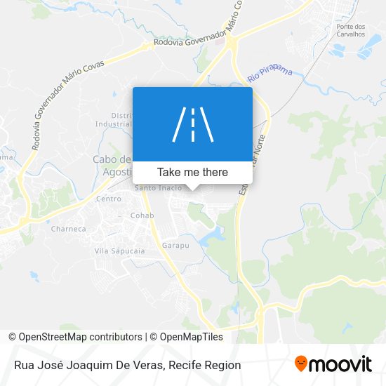 Rua José Joaquim De Veras map