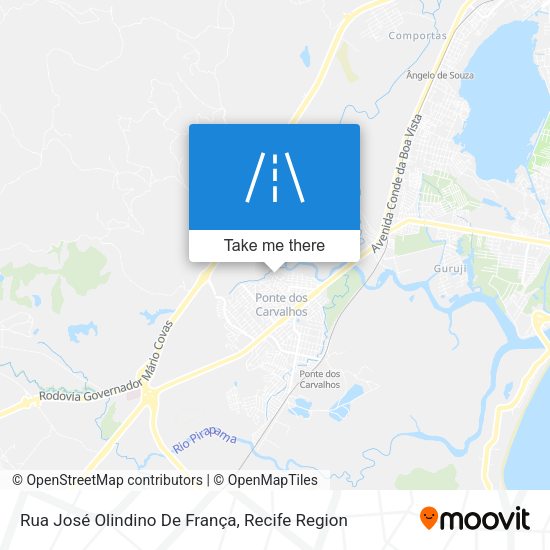 Rua José Olindino De França map