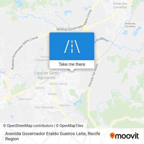Avenida Governador Eraldo Gueiros Leite map