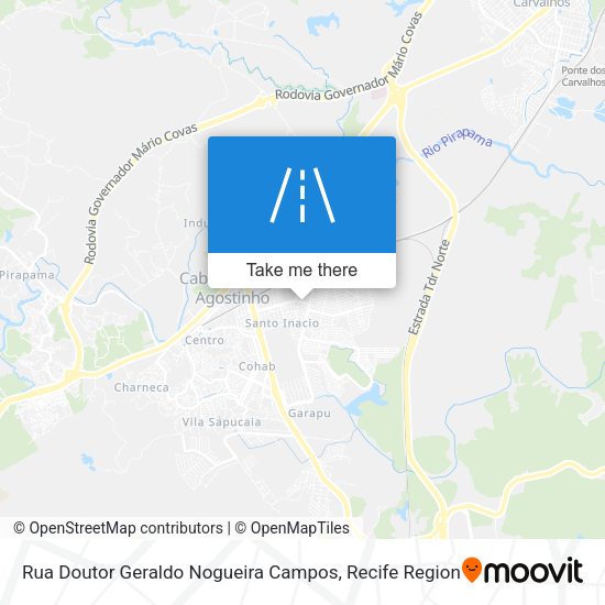 Rua Doutor Geraldo Nogueira Campos map