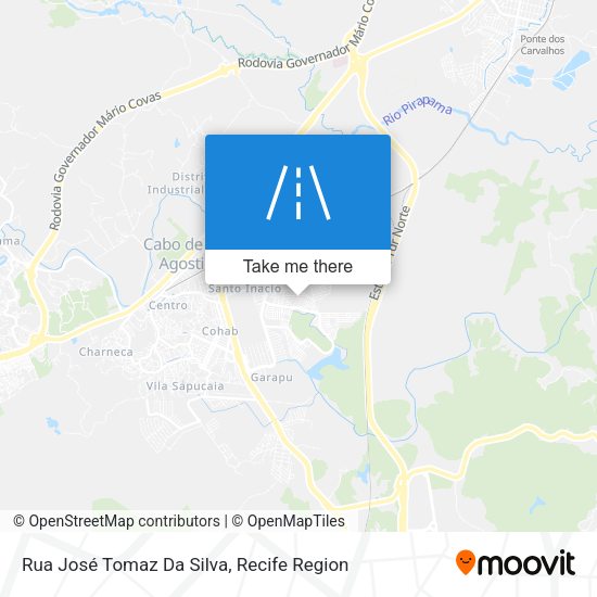 Rua José Tomaz Da Silva map