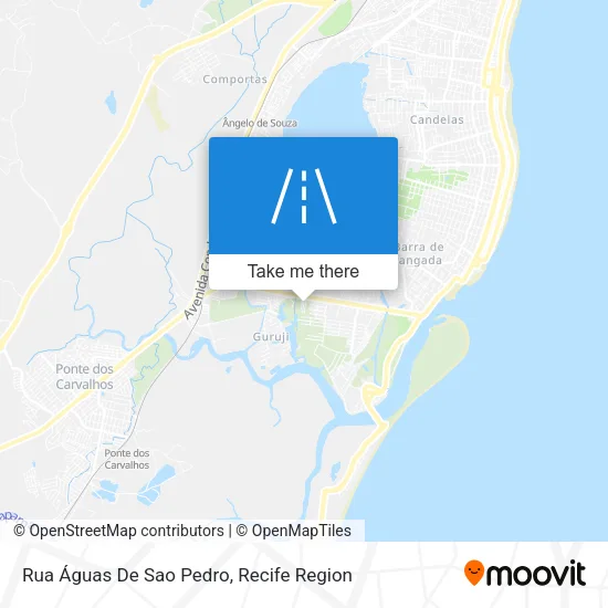 Rua Águas De Sao Pedro map