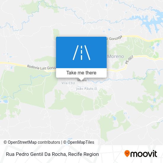Rua Pedro Gentil Da Rocha map