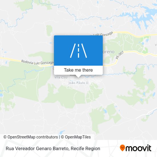 Rua Vereador Genaro Barreto map