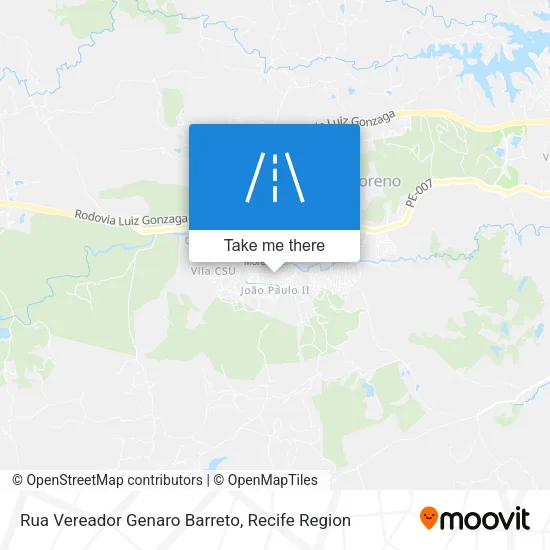 Rua Vereador Genaro Barreto map