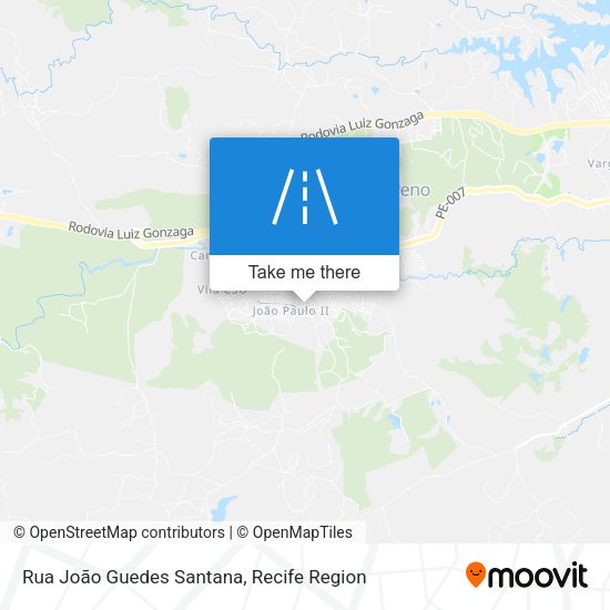 Rua João Guedes Santana map