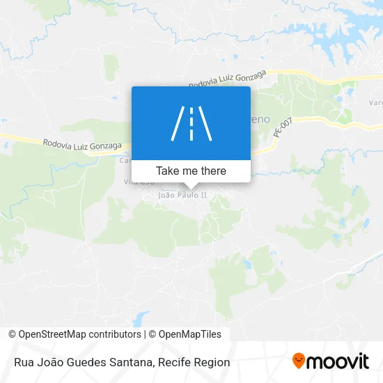 Rua João Guedes Santana map