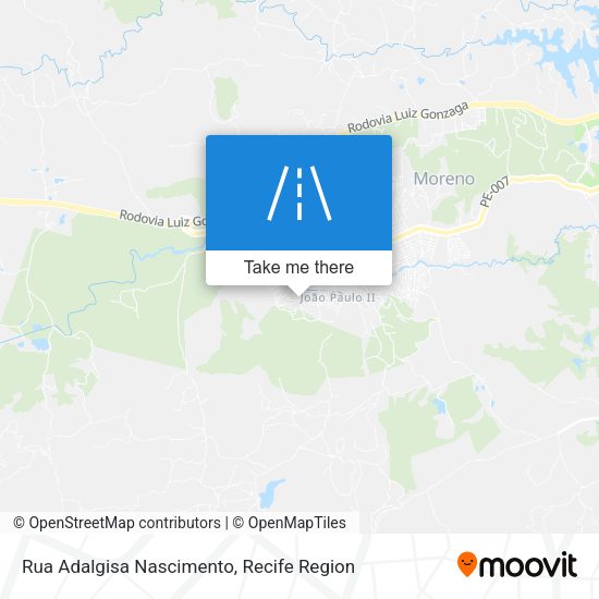 Rua Adalgisa Nascimento map