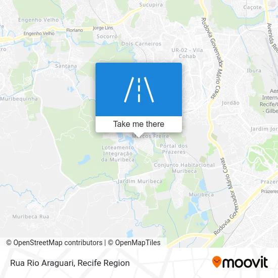 Rua Rio Araguari map