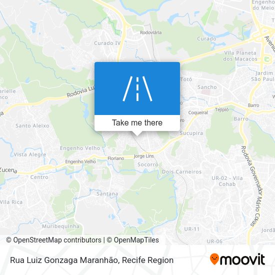 Rua Luiz Gonzaga Maranhão map
