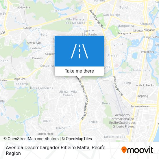 Avenida Desembargador Ribeiro Malta map
