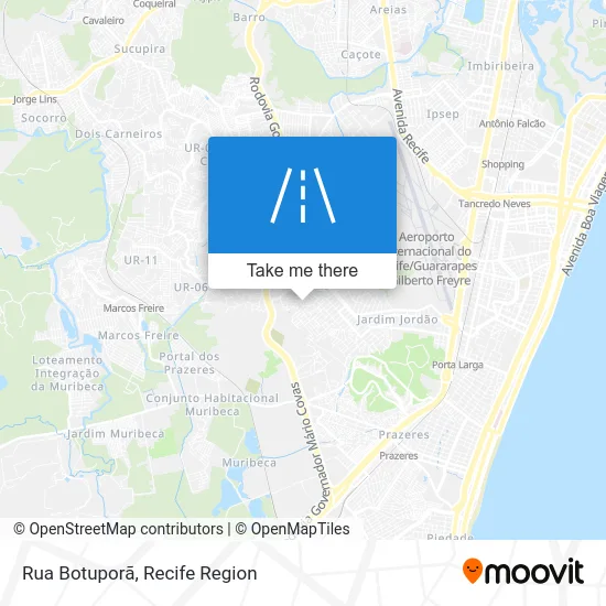 Rua Botuporã map