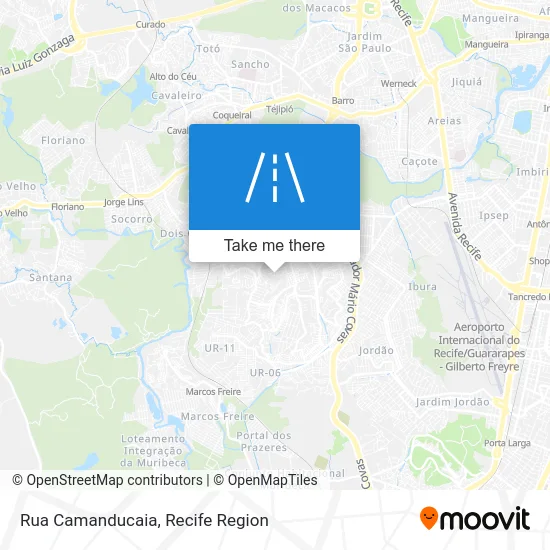 Rua Camanducaia map