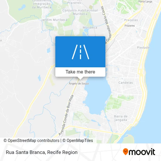 Rua Santa Branca map