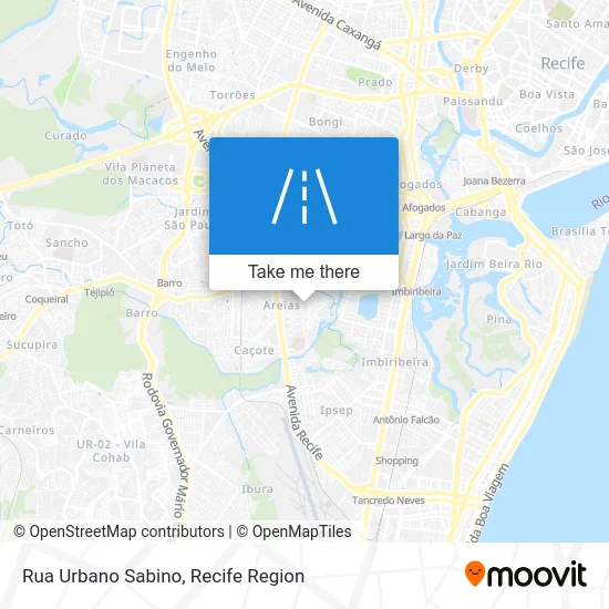 Rua Urbano Sabino map
