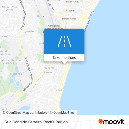 Rua Cândido Ferreira map