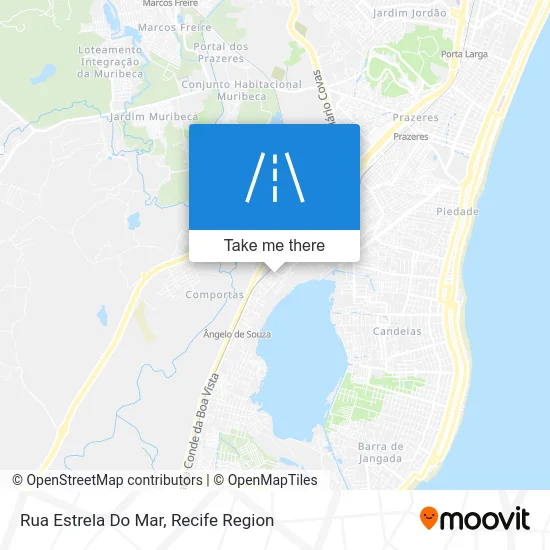 Rua Estrela Do Mar map