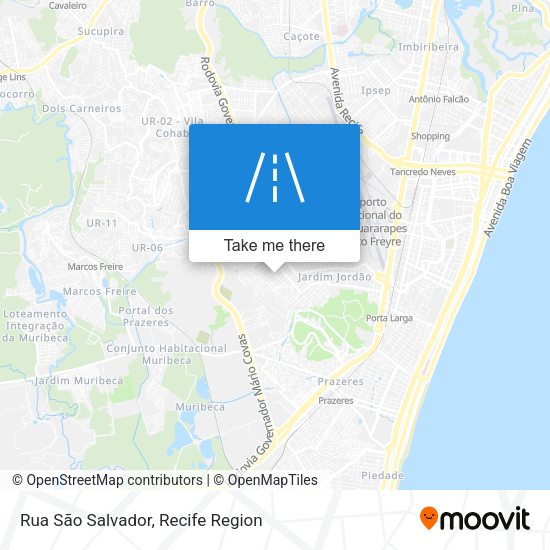 Rua São Salvador map