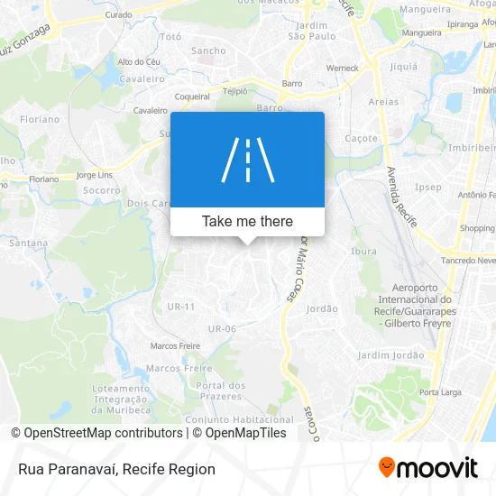 Rua Paranavaí map
