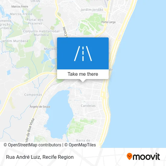 Rua André Luiz map