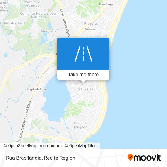 Rua Brasilândia map