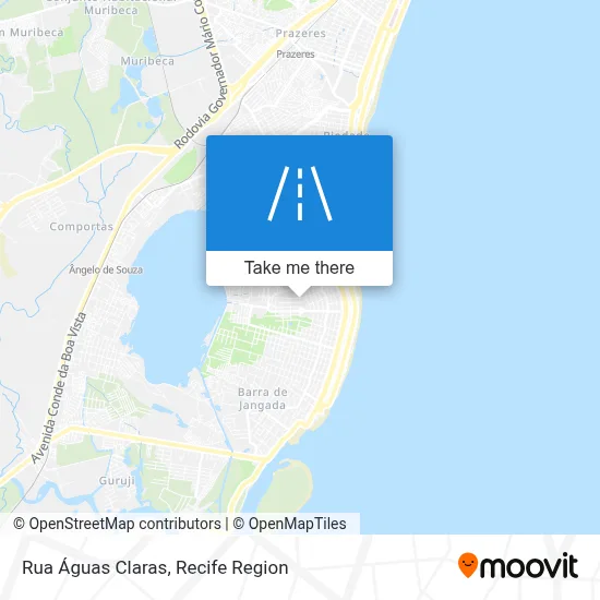 Rua Águas Claras map