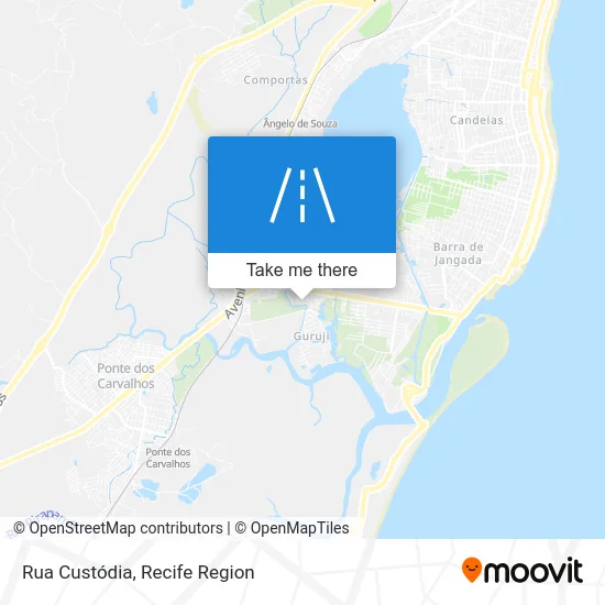 Rua Custódia map