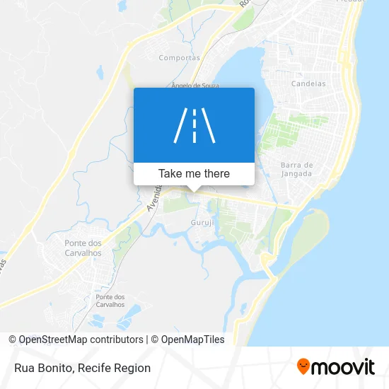 Rua Bonito map