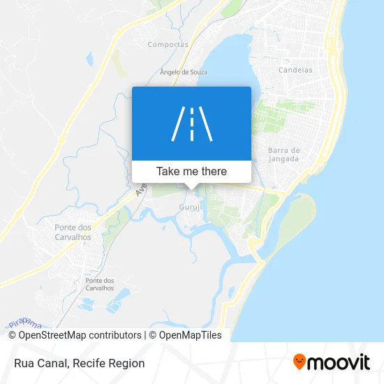 Rua Canal map